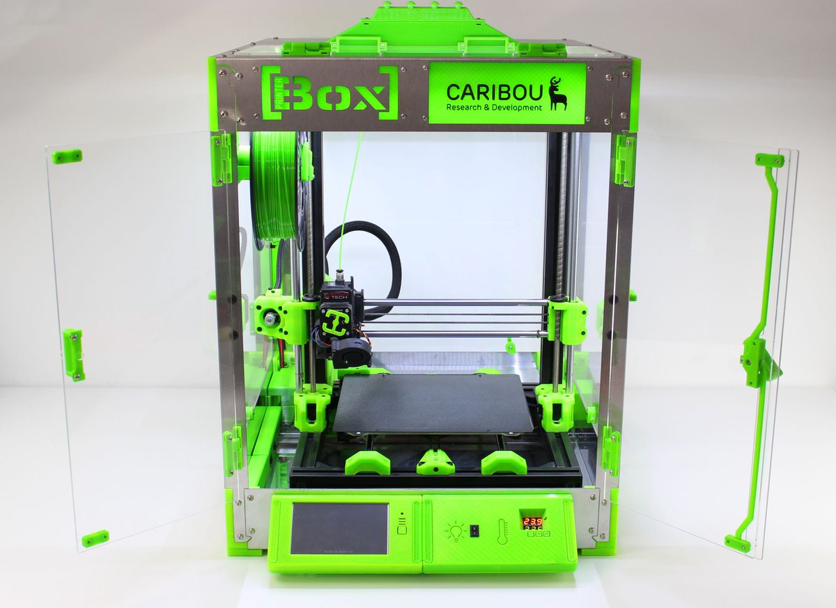 caribou3d's tweet photo. An new enclosure for Caribou MK3S and Caribou Duet is available from @printerbox 😃 https://t.co/yLcQL6avQb https://t.co/jD6x7Fe8Ye
