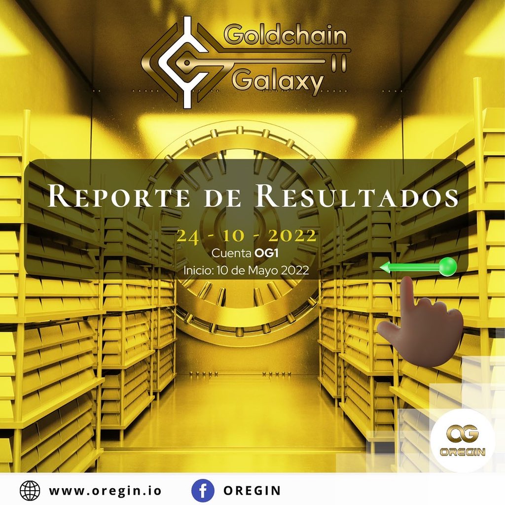 NearFutureToken's tweet photo. Resultados Mayo 10, 2022 - Octubre 24, 2022 en la Cuenta OG1 Miembros Goldchain Galaxy &amp; Near Future Tokens.

Obtén los Near Future Tokens sin la necesidad de una membresía Goldchain Galaxy con el potencial de brindar un beneficio cada semana en tokens.

#GoldchainGalaxy #NFT https://t.co/l0UqGUw6ty