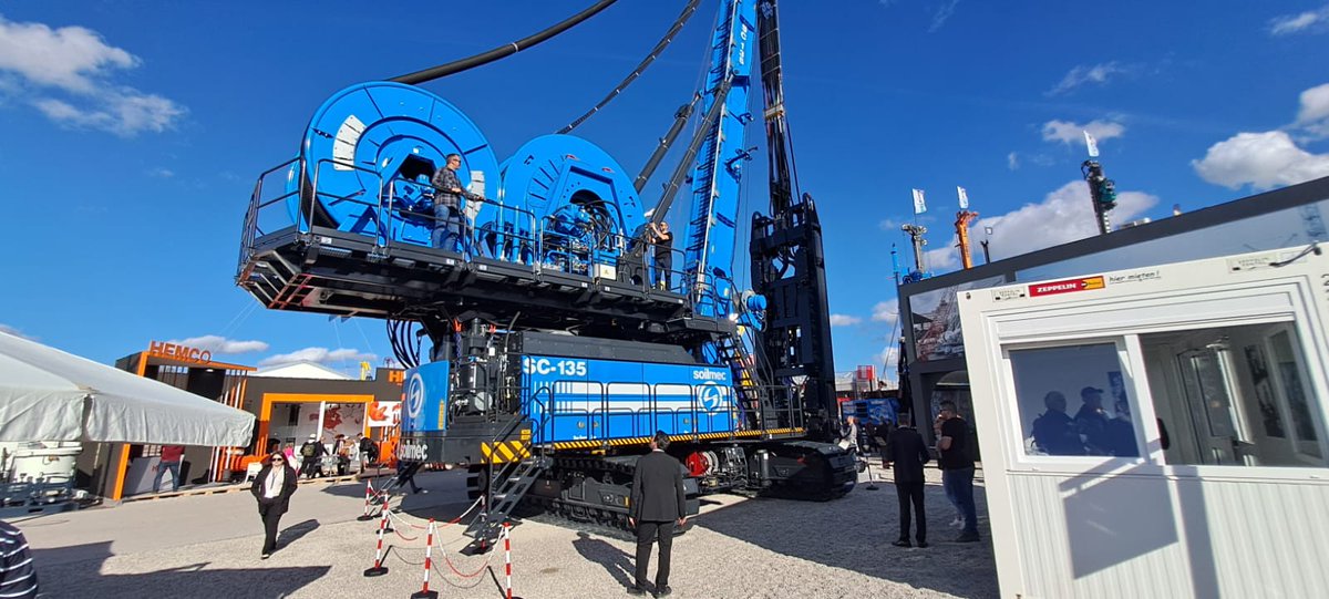 SoilmecSpa's tweet photo. Look at this beauty, the majestic #SC135 Tiger exhibited these days at the #Soilmec booth FN 522/9 at #Bauma2022!
https://t.co/gmLy3HpelG https://t.co/213K1JB891