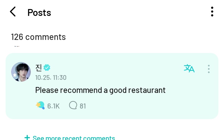 SEOKJIN PIDIÓ QUE LE RECOMIENDE UN BUEN RESTAURANT 😭😭😭😭😭😭😭 DIOS BASTAAAAAAA