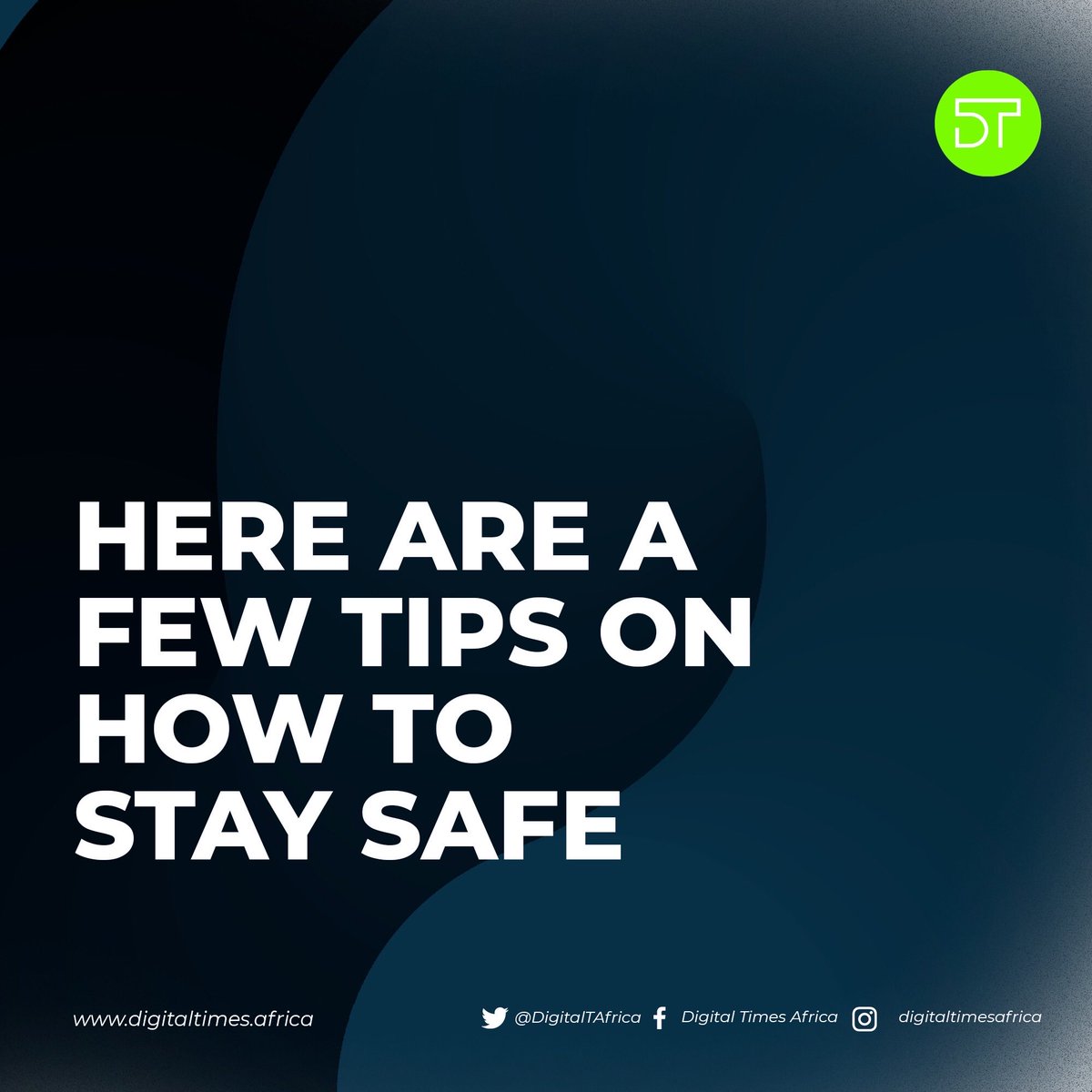 DigitalTAfrica's tweet image. In light of the month-long celebration of cybersecurity awareness, here are some suggestions for staying safe online in an era of increasing cyberattacks.