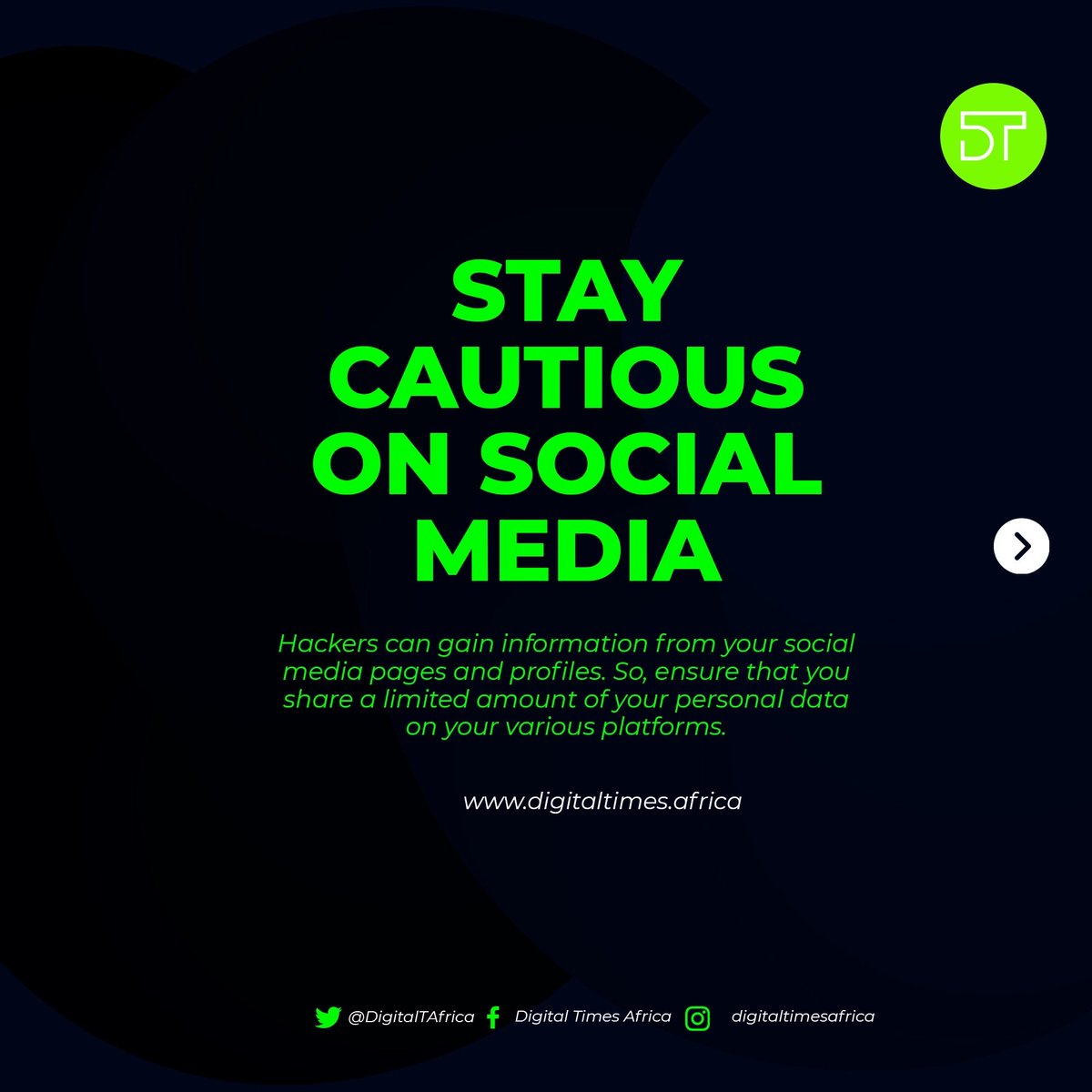 DigitalTAfrica's tweet image. In light of the month-long celebration of cybersecurity awareness, here are some suggestions for staying safe online in an era of increasing cyberattacks.