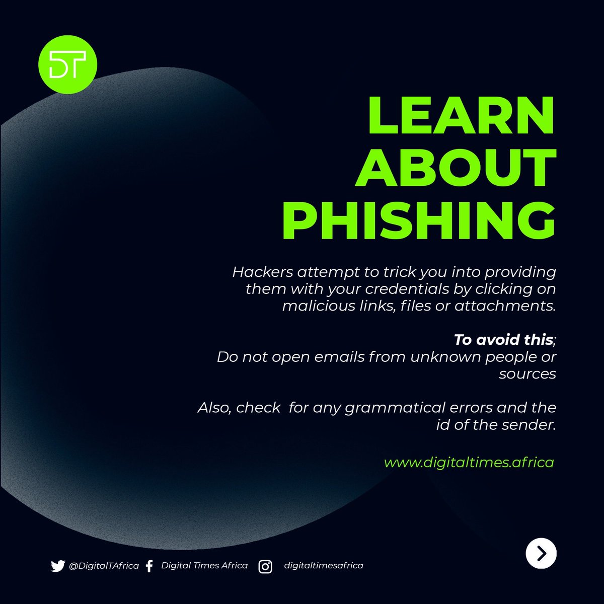 DigitalTAfrica's tweet image. In light of the month-long celebration of cybersecurity awareness, here are some suggestions for staying safe online in an era of increasing cyberattacks.