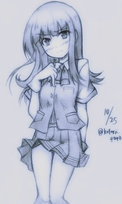 初風は秋の季語#艦これ版深夜の真剣お絵描き60分一本勝負#艦これ版真剣お絵描き60分一本勝負_20221025 