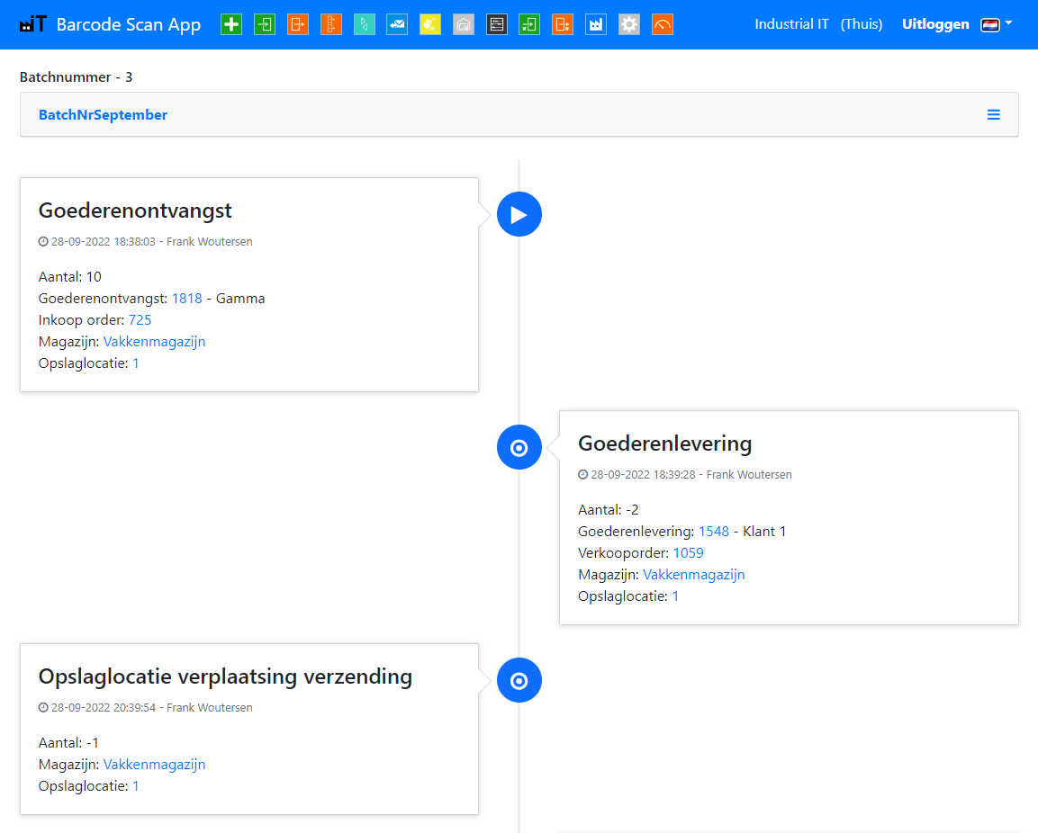 De tracering van batch en serienummers is nu inzichtelijk in de Barcode Scan App voor Exact Online: barcodescan.nl <a href="/Exact_NL/">Exact Nederland</a> <a href="/Exact/">Exact</a> <a href="/Exact_BE/">Exact BE</a> #exact #exactonline