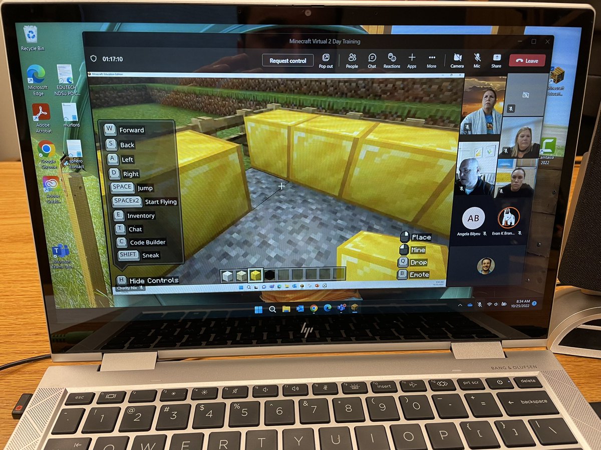 t_ward18's tweet photo. Learning with @EduTechND about @PlayCraftLearn. Check out the house I built. Thanks Charity and Jason for being great facilitators! #edutechnd #MicrosoftEDU https://t.co/1Zrnk0gGjT