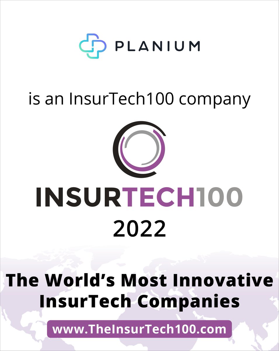 Fintech_Global's tweet image. Congratulations to #planium for making it onto the #InsurTech100 list. 

Read the full list here: fintech.global/insurtech100/

#InsurTech #FinTech