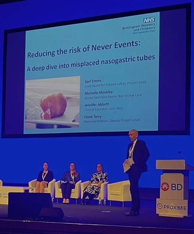 . (@karlemmsbch) on Twitter photo Great audience response when presenting our work to reduce the risk of NG tube Never Events <a href="/HSJptsafety/">Patient Safety Congress & Awards</a> Congress.
Looking forward to sharing results with <a href="/aidanfowler1000/">Aidan</a> and <a href="/DagmaNeal/">Dagma Neal</a>
#HSJpatientsafety <a href="/daljitathwal/">Daljit ਦਲਜੀਤ 🌈💙RGN RSCN RHV MBA Hon.Doc</a> <a href="/ClaireDepDDQN/">Claire Powell</a> <a href="/BWC_NHS/">BWC NHS Trust</a>
<a href="/jennyabbott84/">jenny abbott</a> Great audience response when presenting our work to reduce the risk of NG tube Never Events <a href="/HSJptsafety/">Patient Safety Congress & Awards</a> Congress.
Looking forward to sharing results with <a href="/aidanfowler1000/">Aidan</a> and <a href="/DagmaNeal/">Dagma Neal</a>
#HSJpatientsafety <a href="/daljitathwal/">Daljit ਦਲਜੀਤ 🌈💙RGN RSCN RHV MBA Hon.Doc</a> <a href="/ClaireDepDDQN/">Claire Powell</a> <a href="/BWC_NHS/">BWC NHS Trust</a>
<a href="/jennyabbott84/">jenny abbott</a>