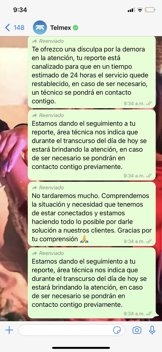 KeenCastillo5's tweet photo. @TELMEXSoluciona @Telmex @Profeco  ¿ahora con que me van a salir? 21 días sin darme solución https://t.co/SzHIUBTOja
