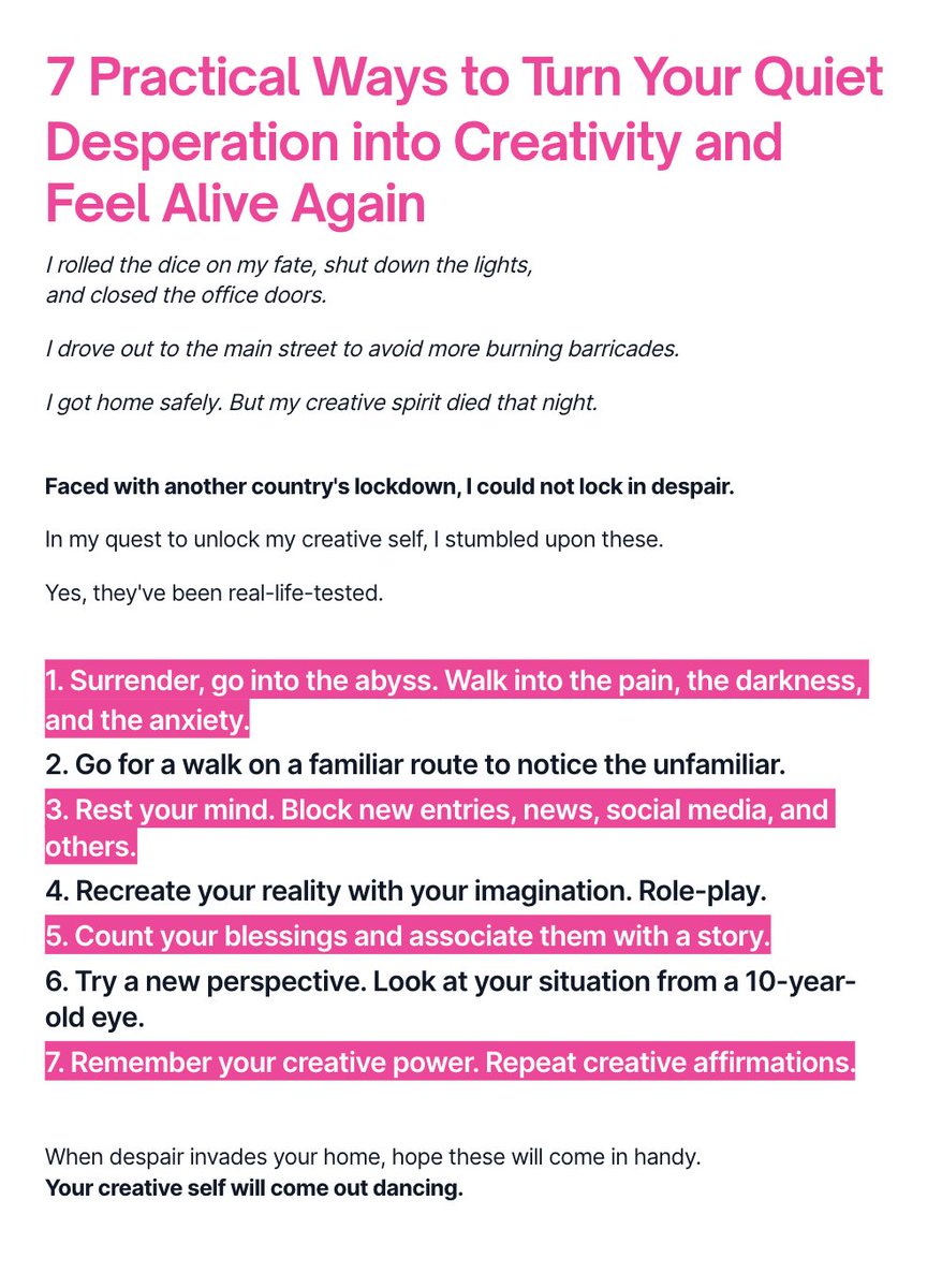 pierresbaptiste's tweet photo. All the roads are barricaded and on fire.

Pierre, you won't be able to drive home. 
Leave the car at the office.  
Texts and calls were coming from all over. 

Sitting in terror, I felt alone.

Here's how to turn your desperation into creativity.
Listen below 👇
#ship30for30 https://t.co/5XpHTh7DD4