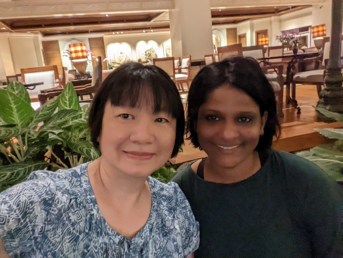 Very nice to meet you <a href="/URengaraju/">Usha Rengaraju</a> at the #ML Community Summit! I'm glad we got a chance to connect. #womenintech