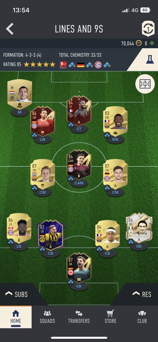 Max_King03's tweet photo. @FUT_Rory Haven’t changed a thing as I got campos🤣 https://t.co/TKvUYHbzmU