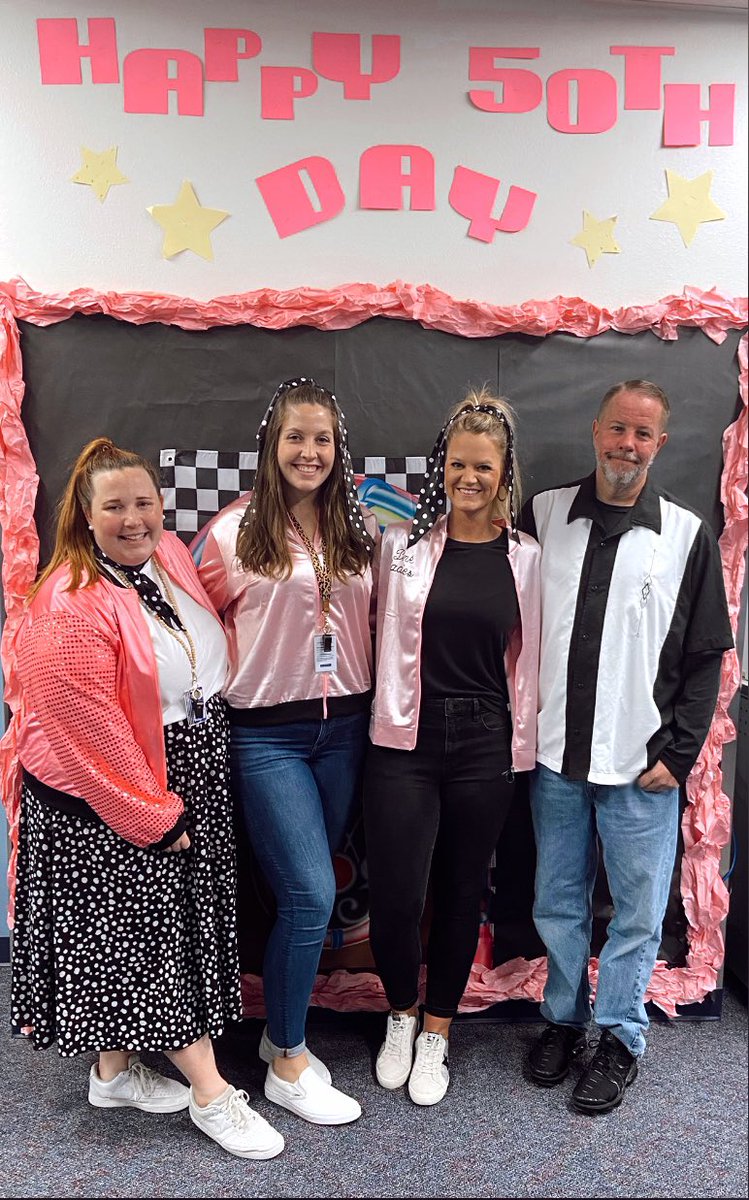 Happy 50th Day of School!! ✨⭐️ Such a fun day of all things 50’s celebrating being 50 days smarter! 
#mcneilelem #youbelong