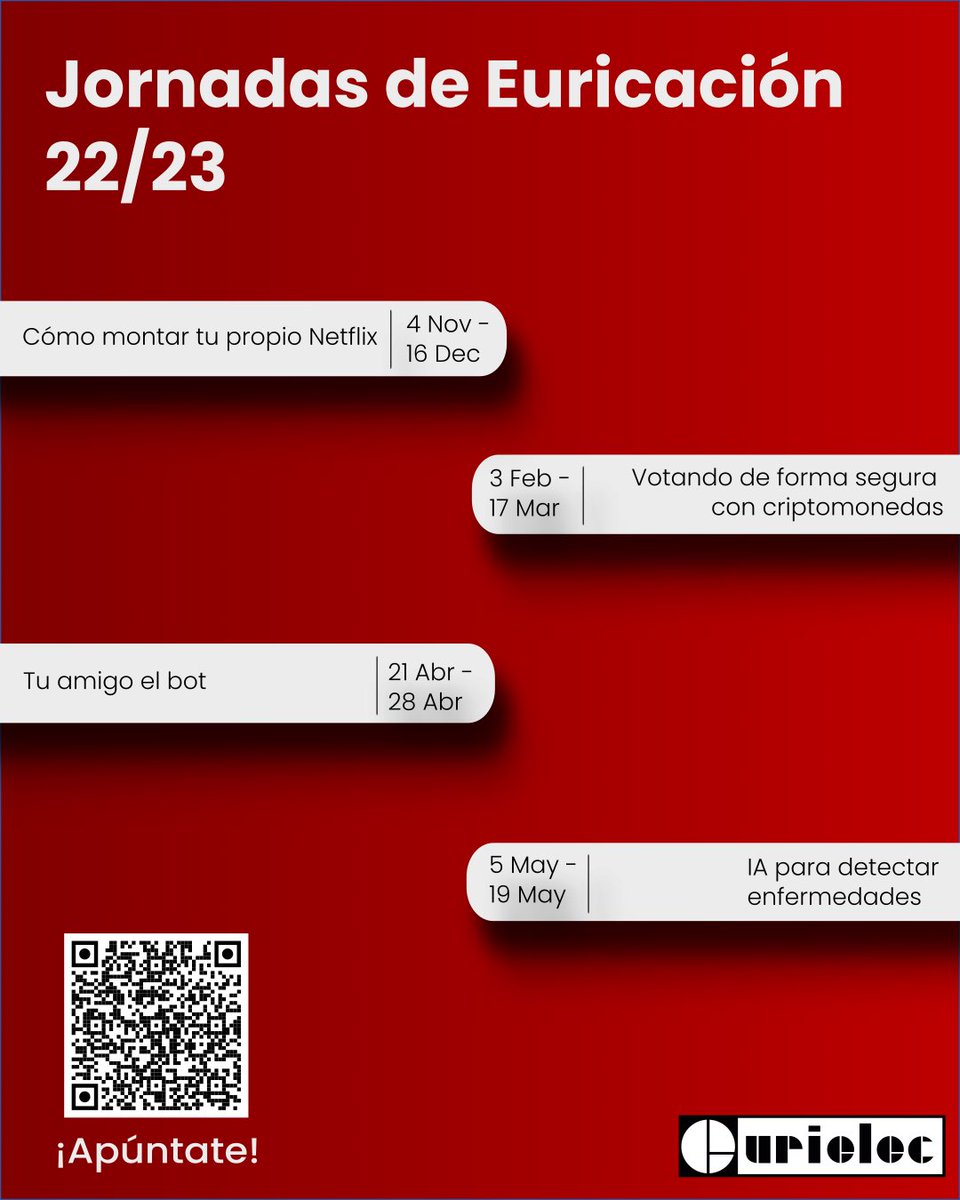 cansaditos de parciales?

traemos estas jornaditas para entreteneros

apuntaros bombones :)  docs.google.com/forms/d/e/1FAI…