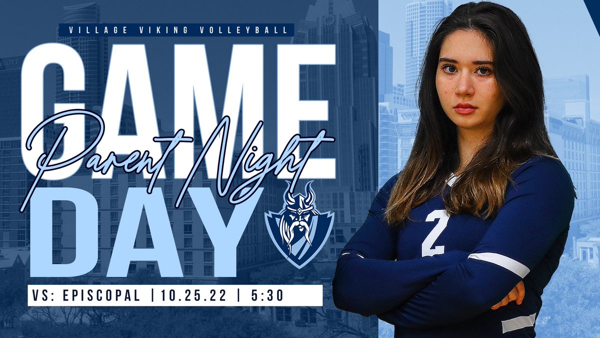 Villageteams's tweet photo. 🚨🏐MATCHDAY🏐🚨

The Lady Vikings are home for the final time this year!

🆚 Episcopal
⏰ VAR: 4:00PM | JV: 5:30

#VikingsVB
#RaisingTheBar
#weareVILLAGE https://t.co/8slZ8MMxsn