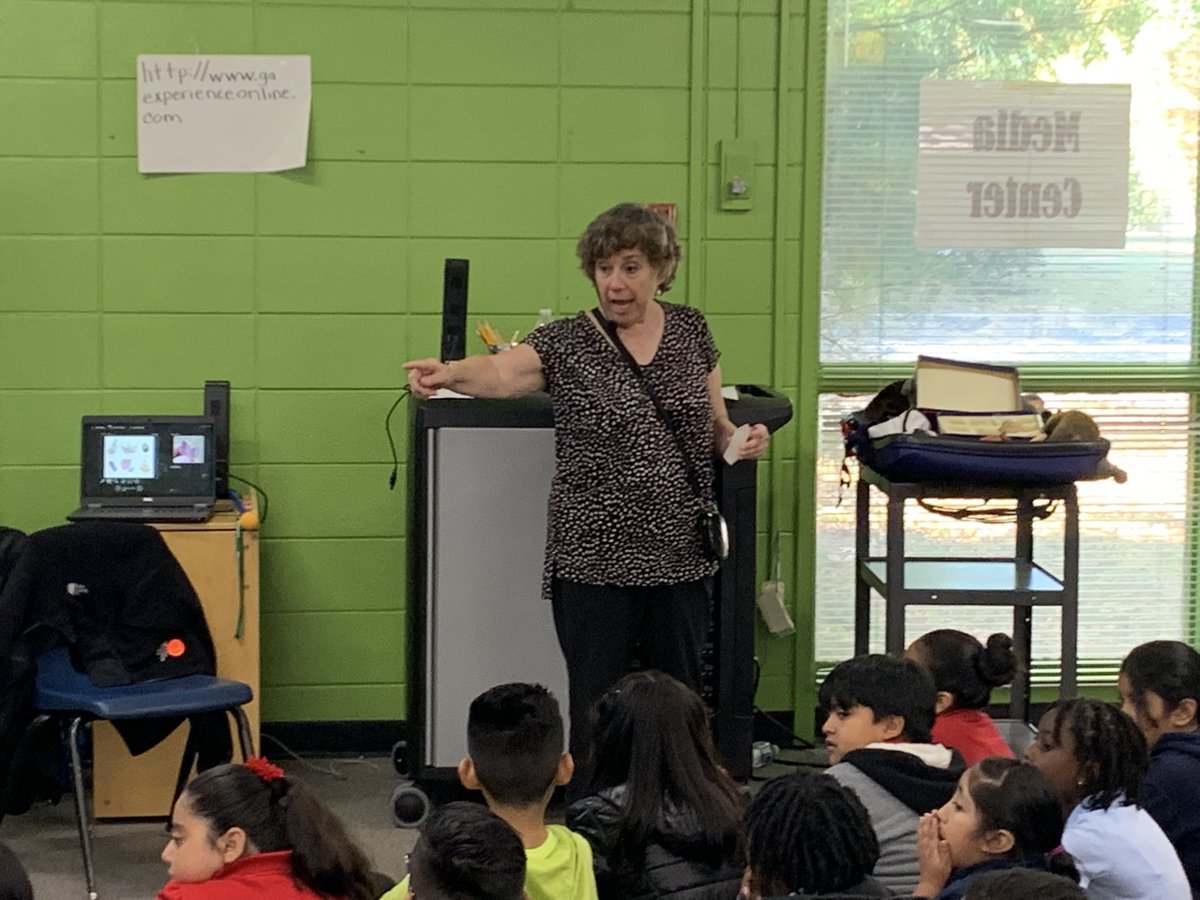 No better way to kick-off our Literacy and Healthy Choices Week than with guest author Gail Langer Karwoski meeting our 1-5 grade students! Thank you Mrs. Karwoski and Cobb EMC for supporting NPK students!