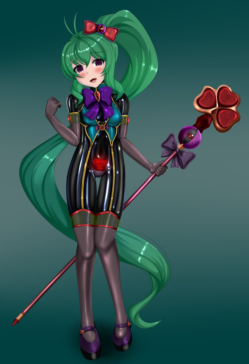 悪堕ち緑ちゃん!
優しい性格から一変、ドSの女王様な性格になってしまったぞ 