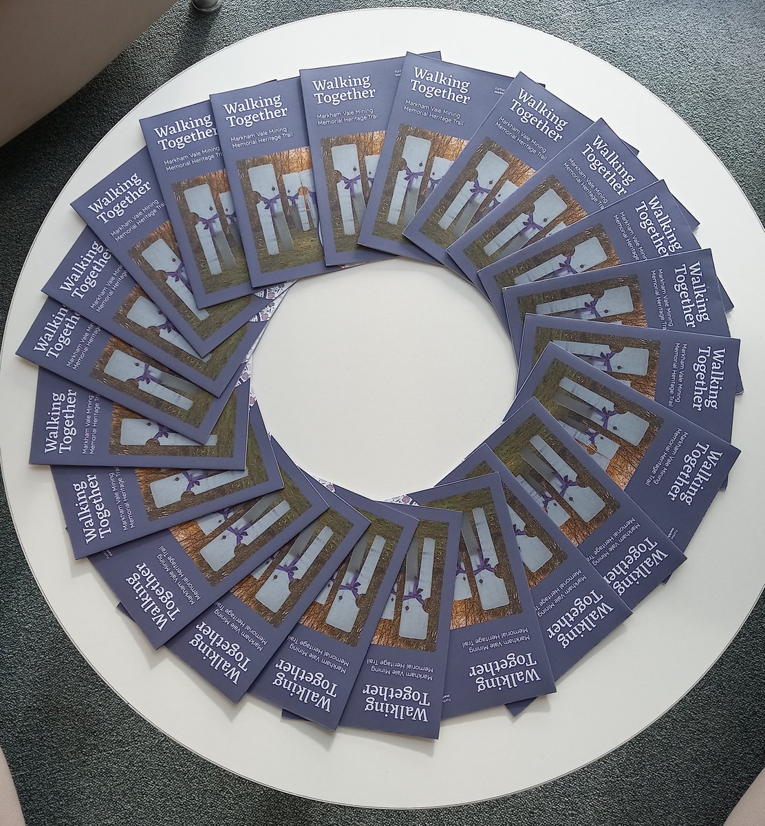 The_StoryMine's tweet photo. Plan you visit! - new maps of the recently completed #WalkingTogether #mining #memorial trail designed by @rhubarb_design are now available from the @MarkhamVale #EnvironmentCentre (or downloadable from @The_StoryMine website) https://t.co/mkhcv1UWPM https://t.co/n5xV3z08OU