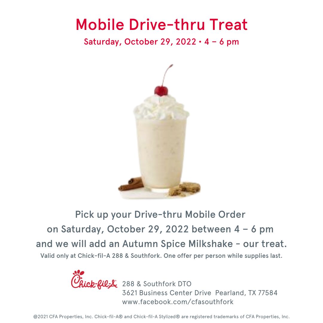 Chick-fil-A Pearland (@CFAPearland) / Twitter