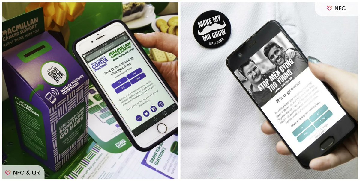 QR codes and NFC are both used for cashless fundraising, but do you know the difference between them? Our guide here explains the basic overview of the technologies and when is best to use each one: buff.ly/3j6wVlr

#DoMoreGoodThyngs #fundraisingIdeas