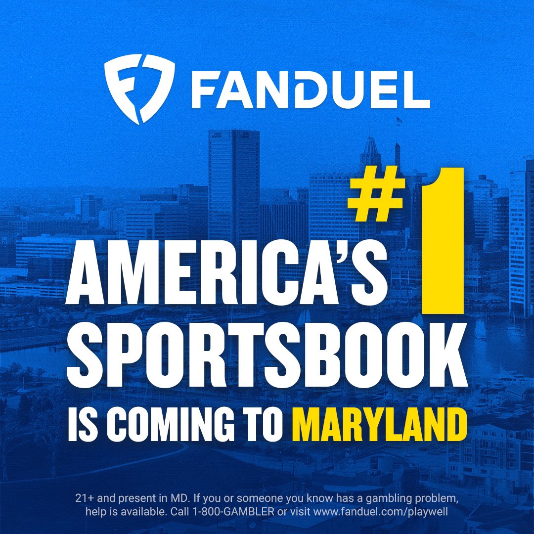 MARYLAND, claim your free $100 prelaunch bonus from @fdsportsbook 🏆 NO DEPOSIT REQUIRED 🚨⬇️ 1️⃣ Sign up for a FanDuel account: bit.ly/MD100PreLaunch 2️⃣ Have $100 in free bets when sports betting officially launches in Maryland Simple. As. That. (T&Cs Apply. 21+)