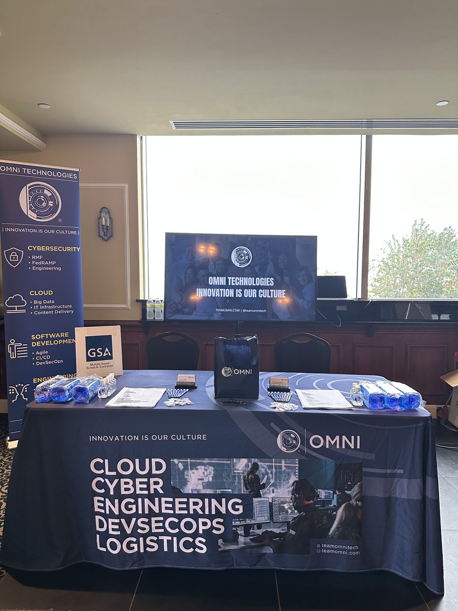 teamomnitech's tweet photo. #TeamOMNI is exhibiting at APG Fall Tech Expo today! Stop by our table to meet our Director of Technology, Chris Gaeth, and our Operations Manager, JaShaun Roy, and learn how @teamomnitech can help your company's mission.

#APG  #apgfalltechexpo #technology #smallbusiness https://t.co/6yh3GArNbH