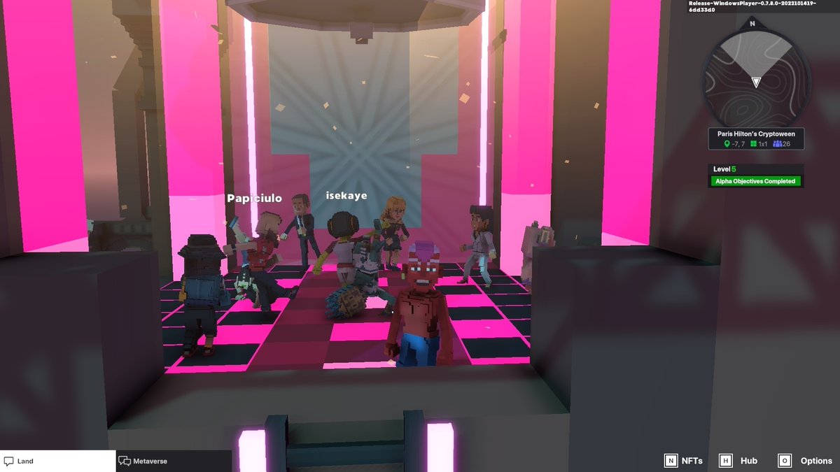 willi1684's tweet photo. @TheSandboxGame I just participated in the Paris Hilton  #Cryptoween Event. Dancing in the Clock Tower check out my screenshot below!
🎃👇 https://t.co/KGBLWyq17r