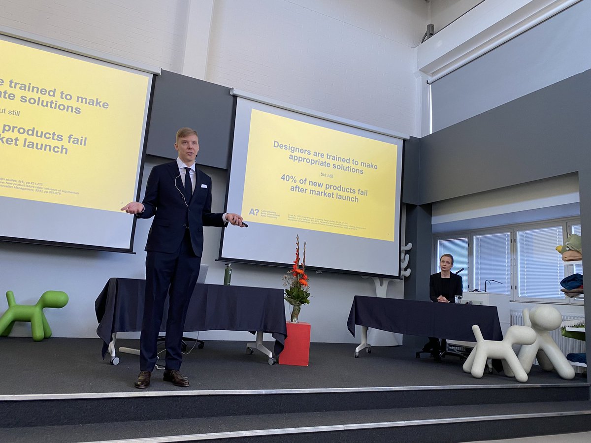Aalto Design Factory (@aaltodf) on Twitter photo We had the pleasure of hosting 2 of our researchers’ doctoral defences this week already! <a href="/anttisurmis/">Antti Surma-aho</a> presented his work on empathic understanding & action in #design, paving the way for creating solutions that are better able to meet user needs
#empathy @AaltoENG @AaltoResearch We had the pleasure of hosting 2 of our researchers’ doctoral defences this week already! <a href="/anttisurmis/">Antti Surma-aho</a> presented his work on empathic understanding & action in #design, paving the way for creating solutions that are better able to meet user needs
#empathy @AaltoENG @AaltoResearch