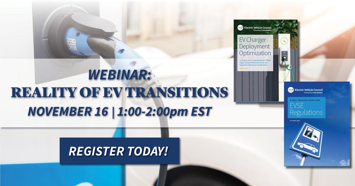 tei_institute's tweet photo. Join John Eichberger and Jeff Hove as they review and discuss two recent reports, #EV Charger Deployment Optimization and A Best Practice Guide for #EVSE Regulations.
Register here: https://t.co/VJVQdKfy91

#transportation #decarbonization #electircvehicle #charginginfrastructure https://t.co/qOTfoBLghm