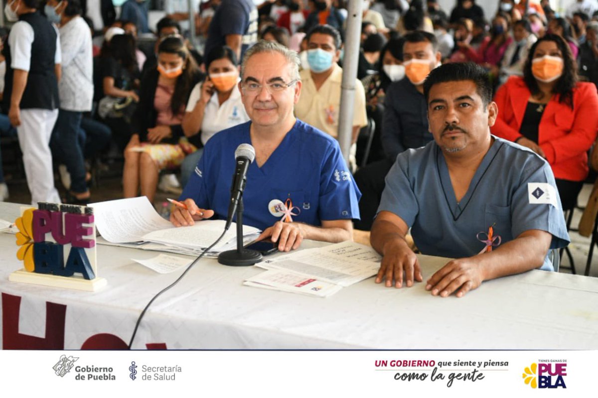 SaludGobPue's tweet photo. El secretario de Salud, @JAntonioMtzGa destacó que durante las últimas 24 horas, el estado registró solo cinco nuevos contagios a causa de la #COVID19 y ninguna defunción por este virus. Por lo que siguen a la baja los niveles de la curva epidemiológica de esta enfermedad. https://t.co/rAZWQLIXjx