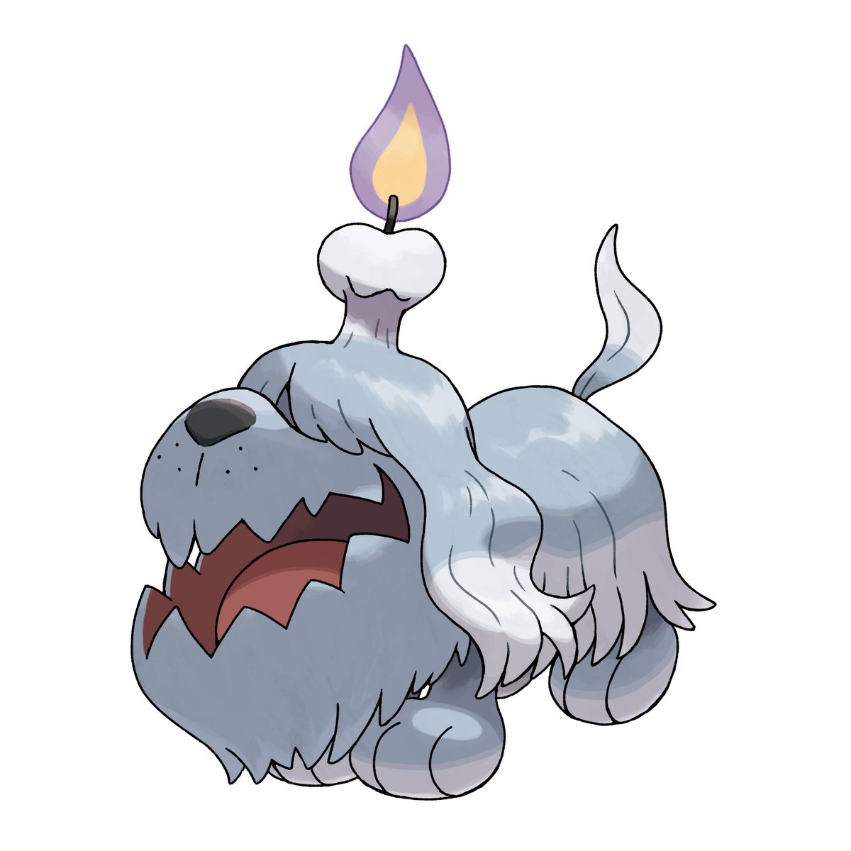 gameinformer's tweet photo. The Ghost Dog Pokémon Greavard is the newest addition to Scarlet and Violet. How do you feel about this haunted hound? https://t.co/Y0egNGxKat https://t.co/YRE8c28xpC