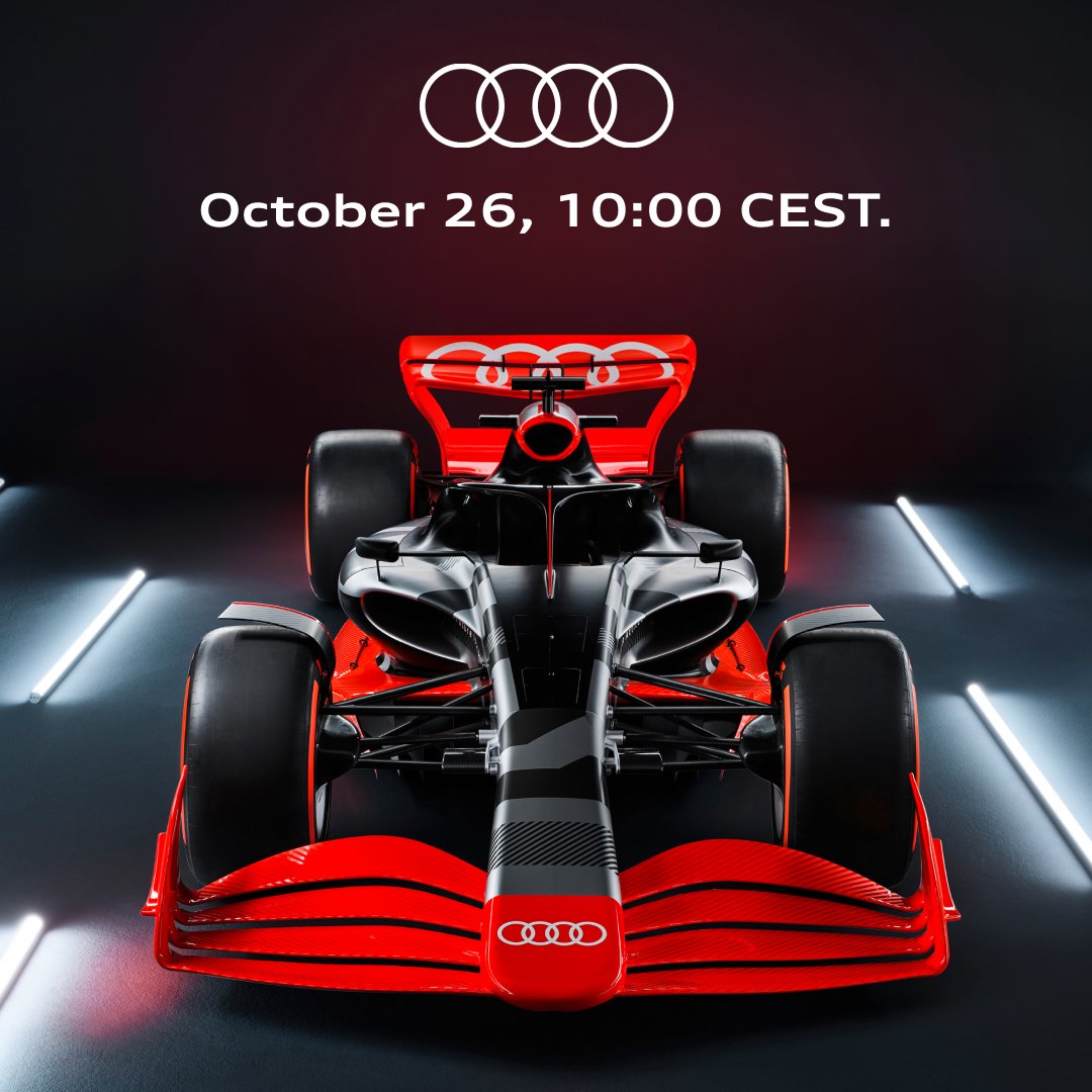 The future is taking shape. Watch this space for more. #Audi #F1 #Formula1 #FutureIsAnAttitude