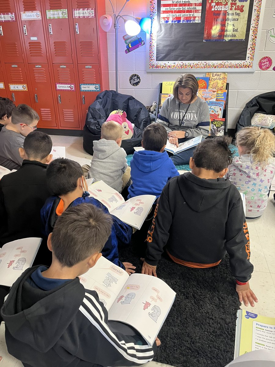 MikulaSam's tweet image. I love jumping in to classrooms during carpet time. Today, Mrs. Nash chose 1st grade students for each character to read aloud. The excitement and feeling from the story are shining through the students’ reading #longinoadventures