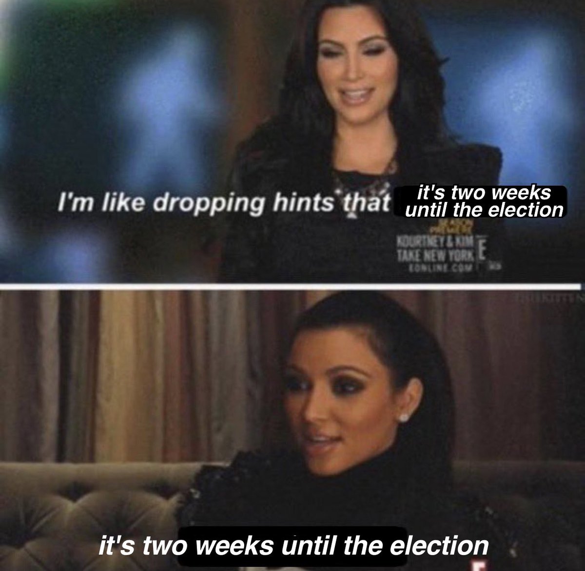 (it’s two weeks until the election)