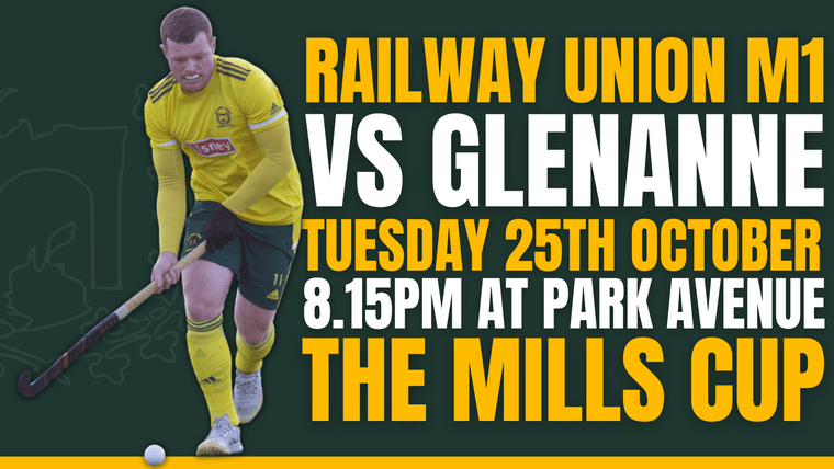 RailwayUnionHC's tweet photo. Upcoming this evening:

🏑 M1 vs Glenanne
📅 Tuesday 25th October
🕖 8.15pm
📍 Park Avenue
🏆 Mills Cup
https://t.co/UTOdQtl4Bg https://t.co/jrCXgibDeW