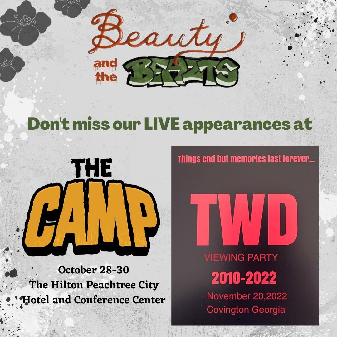BeautyNBeazts's tweet photo. Listen LIVE when @carrie_genzel steps back into her auditor role as Clark from #TWD to reveal a @BeautyNBeazts surprise announcement!! 
#TheWalkingDead #TWDpodcast 
YouTube link below-subscribe and click notifications so you don't miss out!! 
https://t.co/SUhZhqSOZB https://t.co/16YBQ6WFII