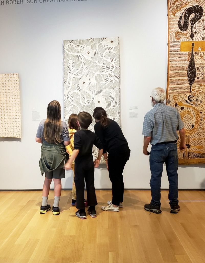 KeraCollective's tweet photo. BTS alert 👀
@museum_matters was at @HoodMuseum visiting the traveling Kluge-Ruhe’s Madayin exhibition. Madayin is an exhibition on Indigenous Australian arts! See more here:  https://t.co/p8InM2byoA https://t.co/i2PpH5bWUR