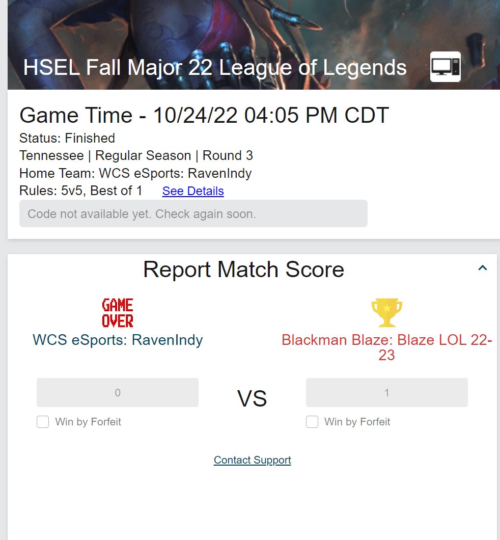 WCSeSportLeague tweet media