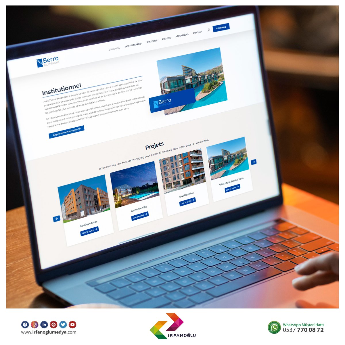 irfanoglumedya's tweet photo. Senegal'de faaliyet gösteren Berra Aluminium için hazırladığımız Fransızca ve İngilizce alt yapılı kurumsal web sitesi yayında 💪
#Dakar #Sénégal #berra #alüminyum #aluminium #webdesing #world #afrika #morweb https://t.co/kGKS9IZRpb