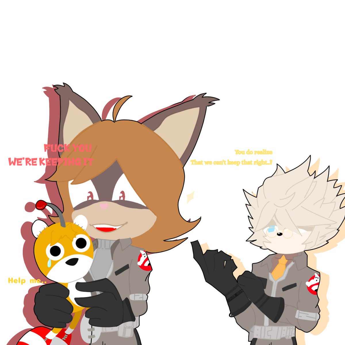 Zypher_Nerd's tweet photo. Who you gonna call? GHOSTBUSTERS!! #sonicoc #Art https://t.co/JYmlUZ5hiF