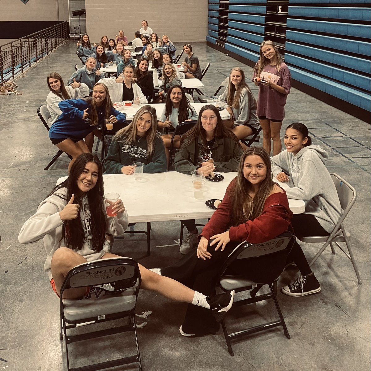 A special shout-out to the PE department for sending the girls off with breakfast from Chick-Fil-A, we are very lucky to have a community at Siegel that supports us so much!! <a href="/CoachKTurn/">Coach Kyle Turnbow 🇺🇸</a> <a href="/CoachYoungbball/">Sugar Shane Young</a> <a href="/CoachRigs/">Matt Rigsby</a> #P2BASS