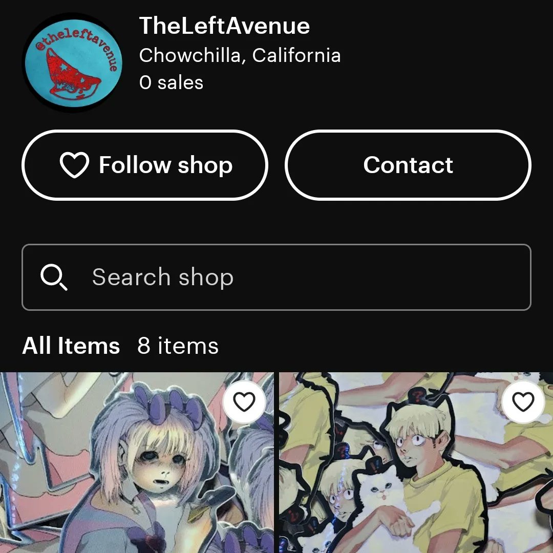 Da Etsy shop is up etsy.com/shop/TheLeftAv…