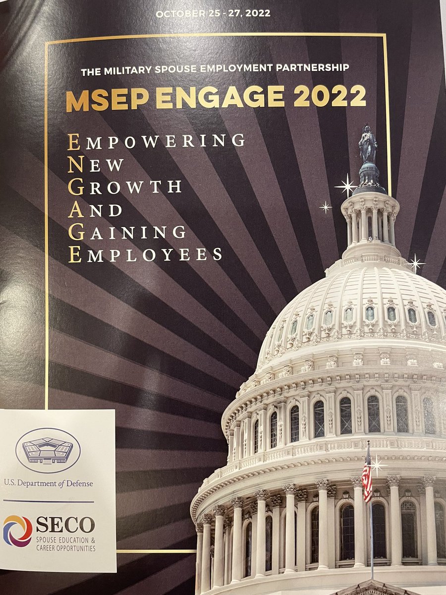 esposasmilusa's tweet photo. Nos encontramos en la conferencia @DoDMilSpouse #militaryspouseemploymentpartnership representando a nuestra comunidad militar Hispana #emhusa https://t.co/vIWP4Kuaug