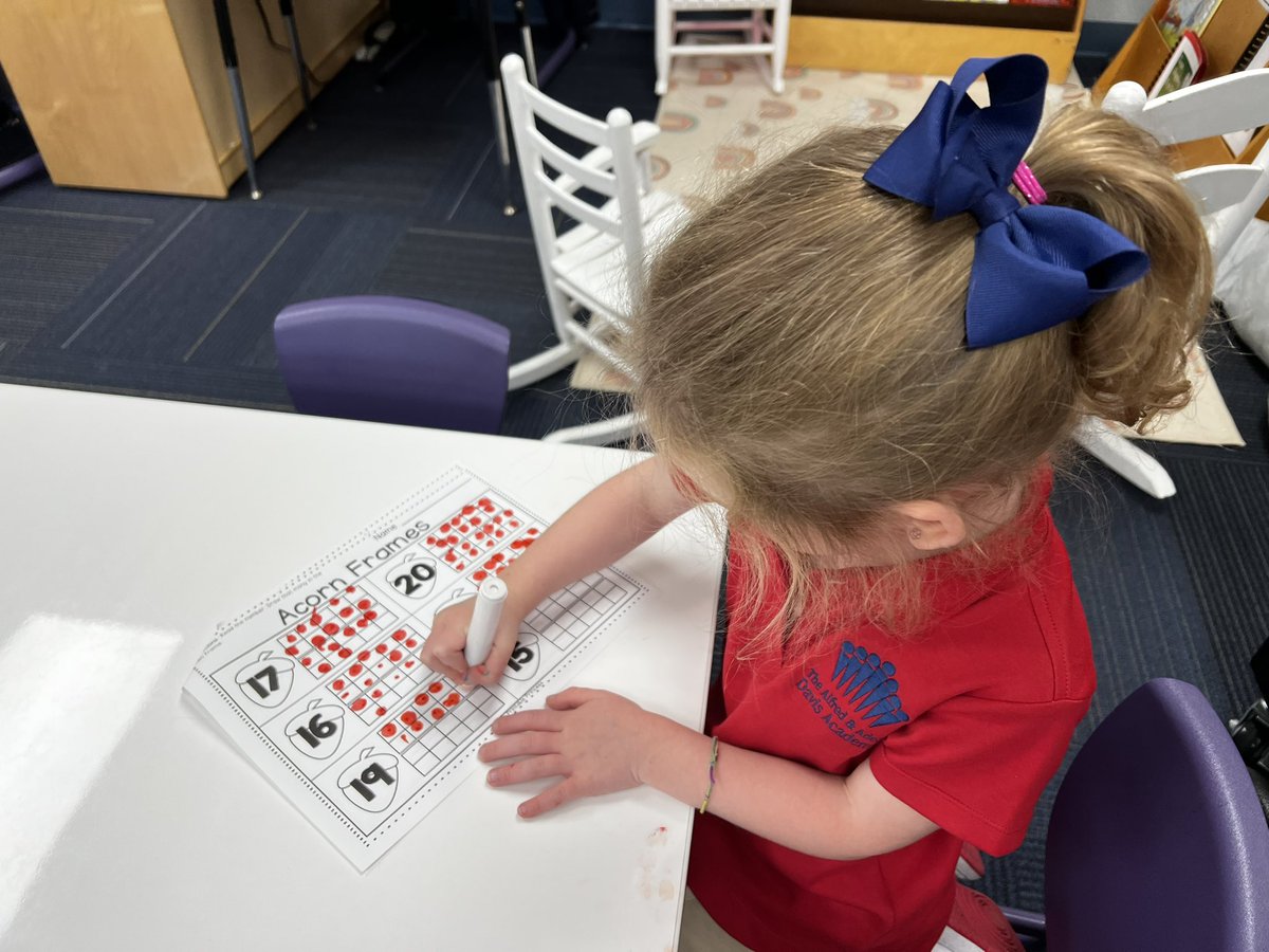 KimGoldstein634's tweet photo. Practicing our one to one correspondence. And counting to 20.
#DavisME #Davis30 #DavisLOVE https://t.co/ojmWVnPvXo