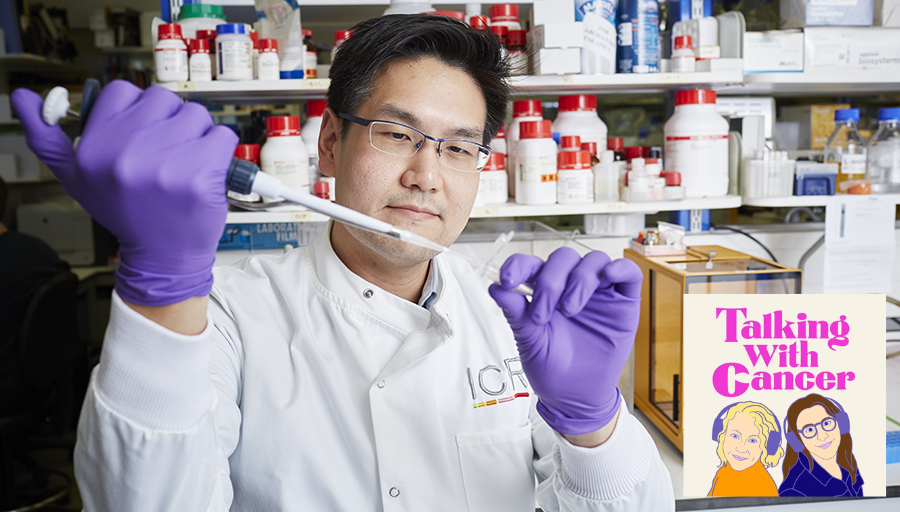 ICR_London's tweet photo. In the first episode of the new season of the Talking With Cancer podcast, Dr Paul Huang (@HuangLabICR) explains more about his work researching drug resistance in rare #cancers and developing targeted therapy. 

Tune in here: https://t.co/VnNNGaKOCB https://t.co/VrXClYMu8A