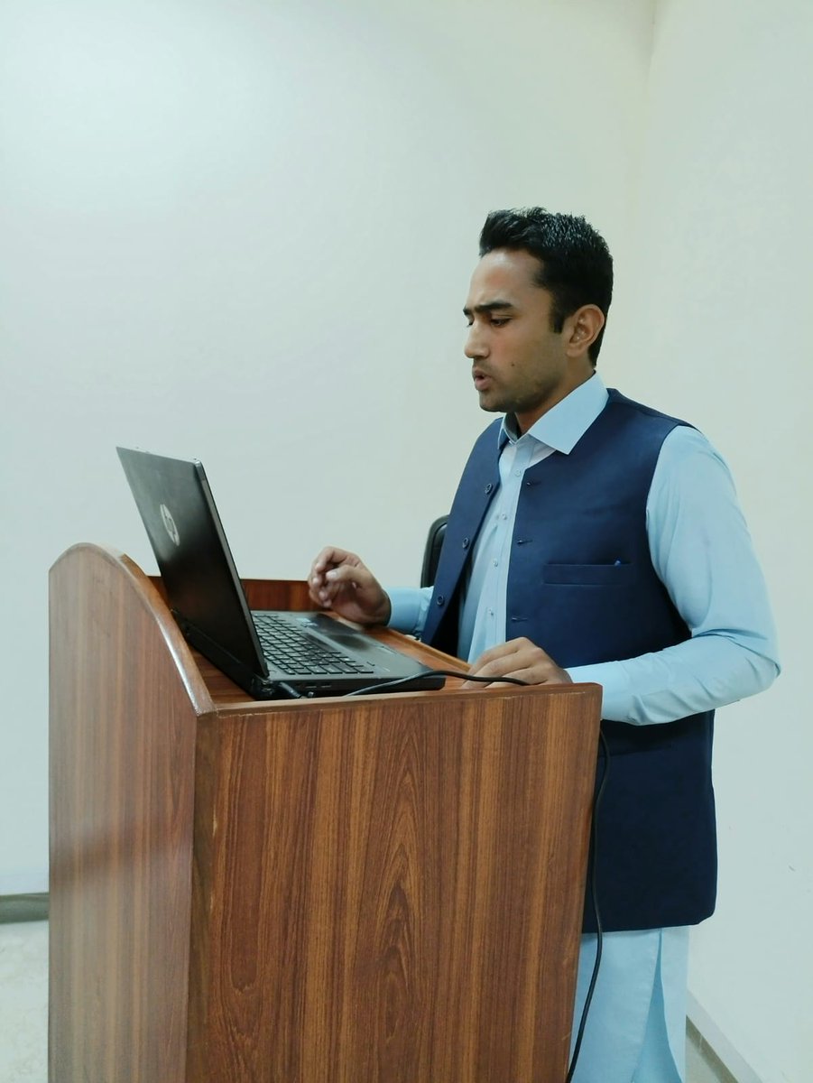 OfNuml's tweet photo. A Graduate Research Seminar, entitled "Futurism, Technology, and Ethics: A Posthumanist Reading of Daniel H. Wilson’s Selected Fiction," was conducted by Sharjeel Ahmad, in the Conference Room on 25 October 2022.

Program: MPhil in English (Literature)

#NUML https://t.co/D0E74lG5jo