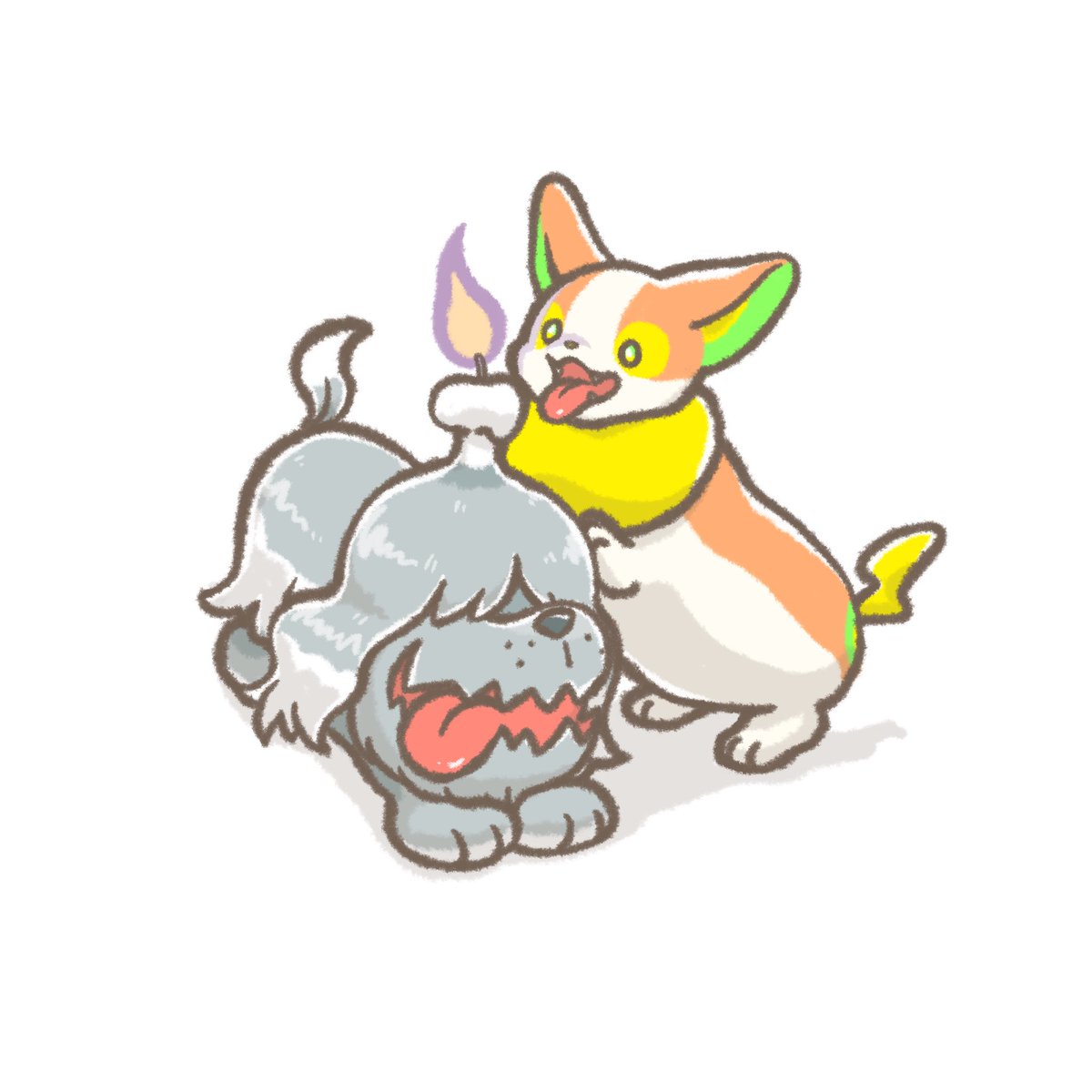 人の生気を吸い取るゴースト犬の新ポケモンが発表 勝手に シヌヌワン という酷い名前で呼んでたら公式の名前がもっと酷かった Togetter