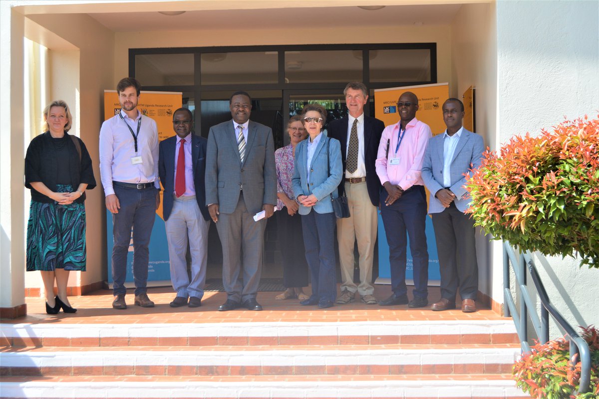 MRC_Uganda's tweet photo. Today we were honored to host Her Royal Highness The Princess Royal at our state-of-the-art laboratory and clinical research facilities in Entebbe, ahead of her four-day visit to Uganda.
Read our press release for more about the visit: https://t.co/w1f8GoLLh0 https://t.co/i6uR4lNPb3