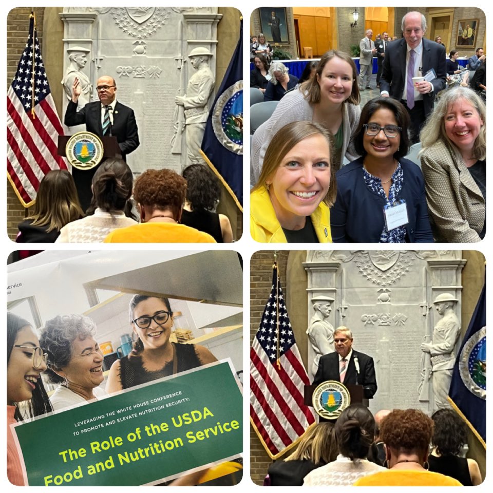 Feeling the momentum and energy from the #WHConfHungerHealth at @USDANutrition’s National Nutrition Security and Healthcare Summit today. Together, we can end hunger and diet-related diseases by 2030. #FoodIsMedicine #NutritionSecurity