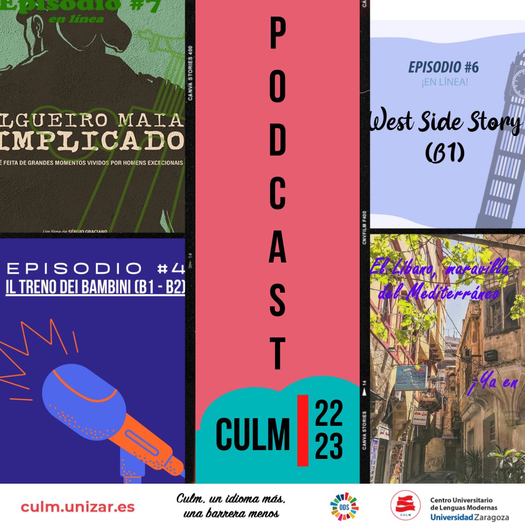 CULMUZ's tweet photo. ¡Pronto vuelven nuestros podcast! Mientras tanto, puedes acceder a los 8 episodios del curso pasado a través de nuestro iVoox o en el linktree de nuestro Instagram. https://t.co/mBrYgz2svd